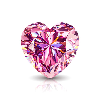 Pink Moissainte Diamond Stone 0.5ct-3ct D Color Gemstone Loose Gemstones Passed Diamond Tester GRA Certificate Ring Material