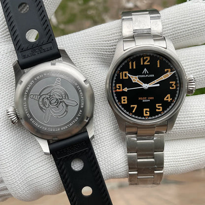 Steel Watch SF740V Quartz Wristwatch Luminous 200M Waterproof