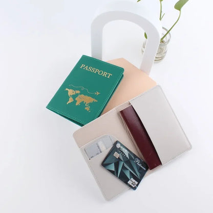 Passport Cover World Thin Slim Travel Passport Holder Wallet