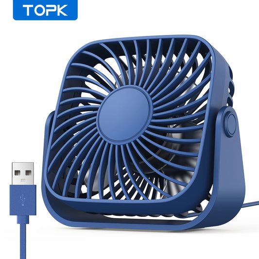 4Inch USB Mini Portable Fan for Room Home Camping Boat