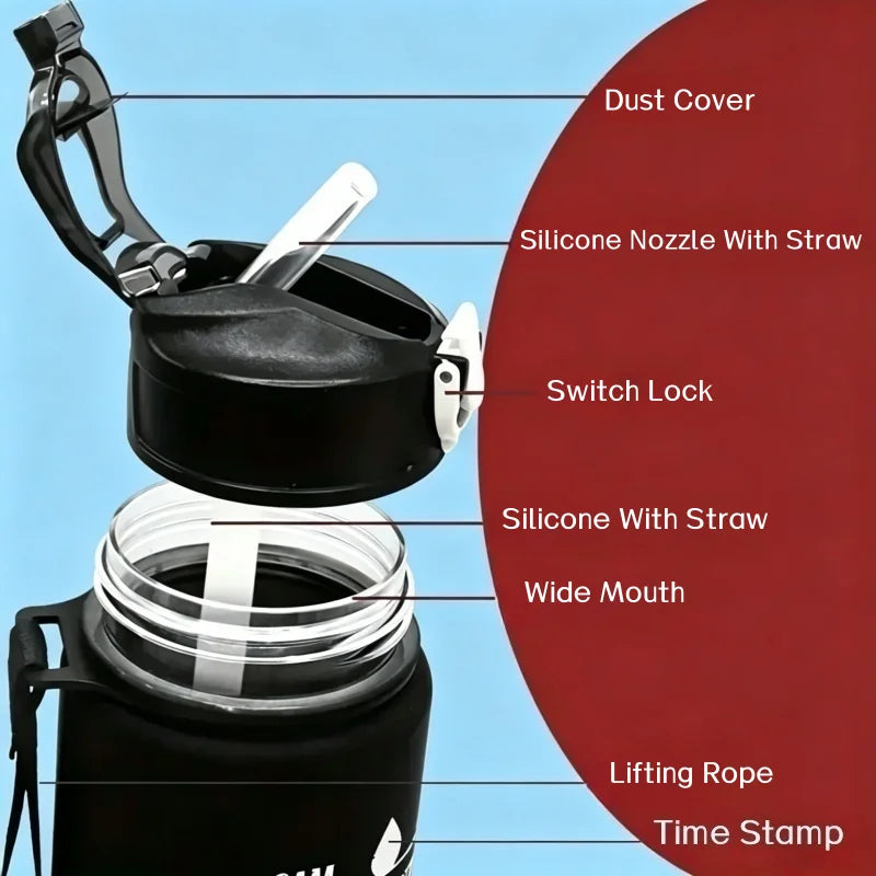 Sport Water Bottle Flip Cover for Easy Carry for Outdoor Sports & Travel