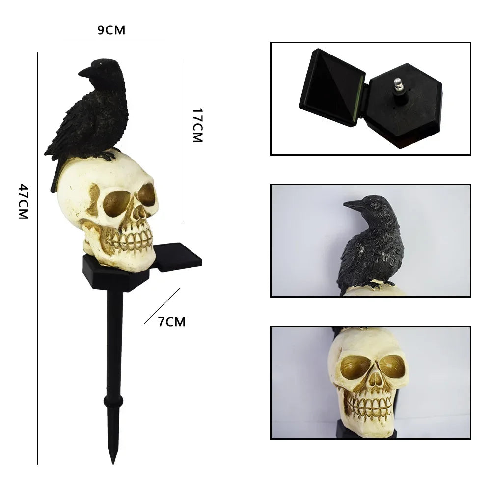 Halloween outdoor lights waterproof Christmas tree pumpkin garden stake lights