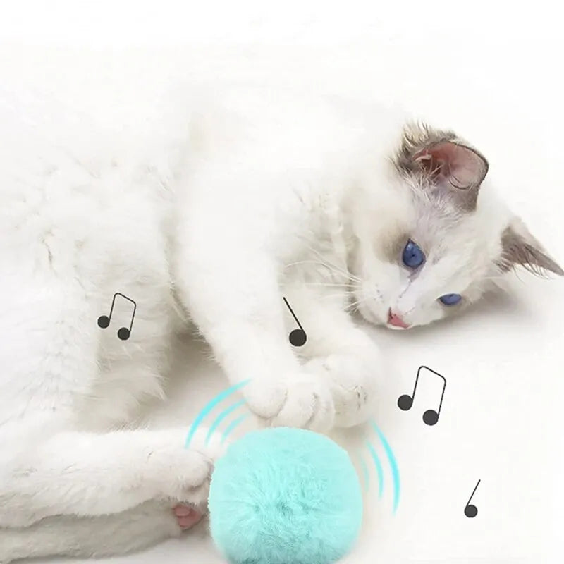 Interactive Smart Cat Toys Plush Electric Catnip