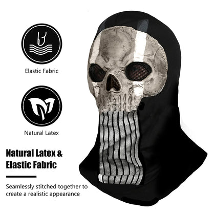 Call of Duty Ghost Skull Head Mask Cod Skeleton Modern Warfare Halloween Cosplay