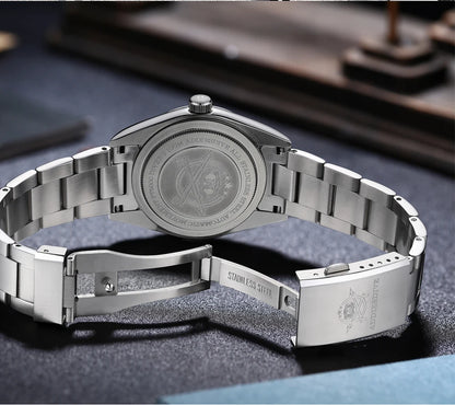 Watch Sand Dial 36mm Quartz Watch Waterproof 316L Stainless Steel Japanese QUARTZ