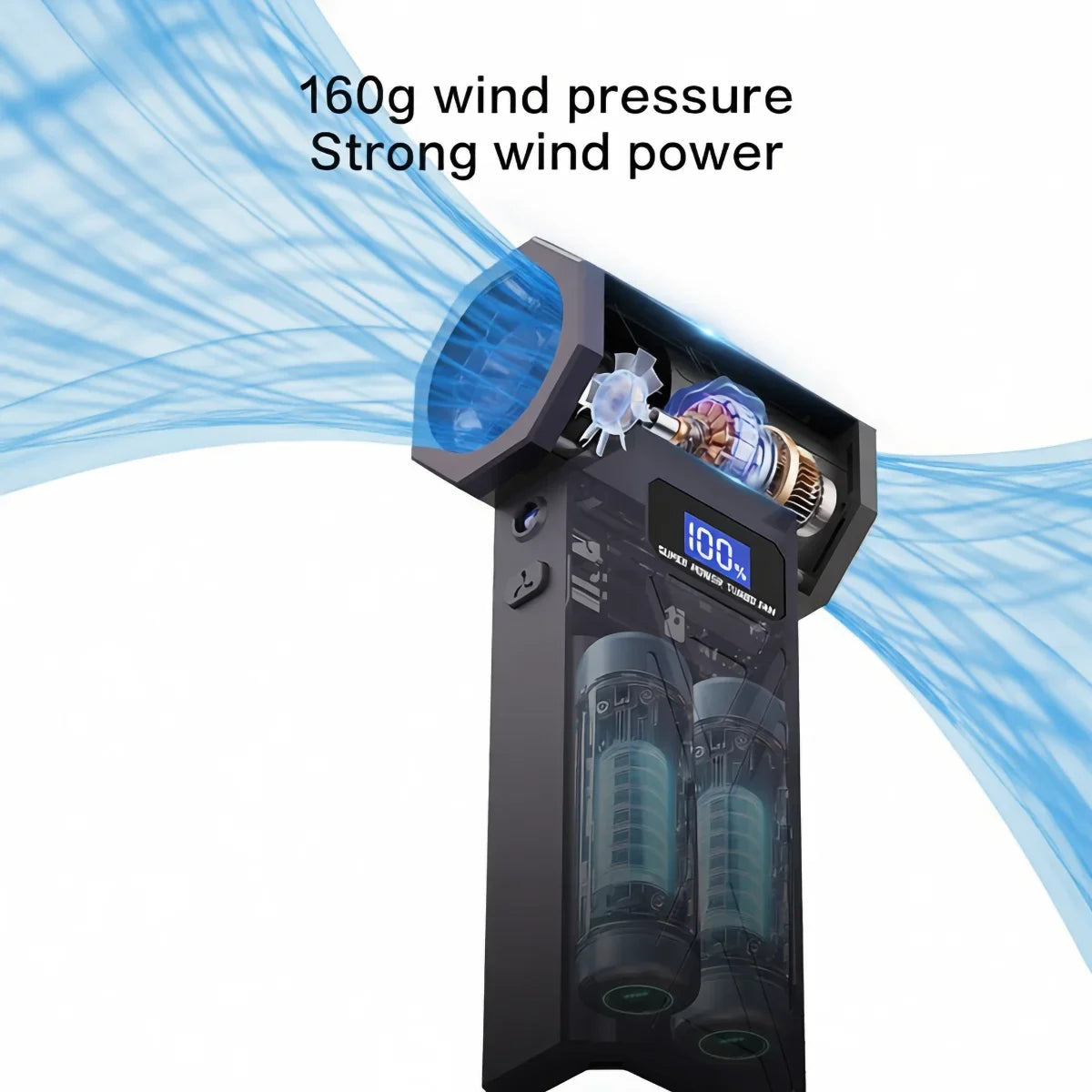 Powerful Air Blower 110000Rpm Turbo Jet Blower Display Cordless Air Duster