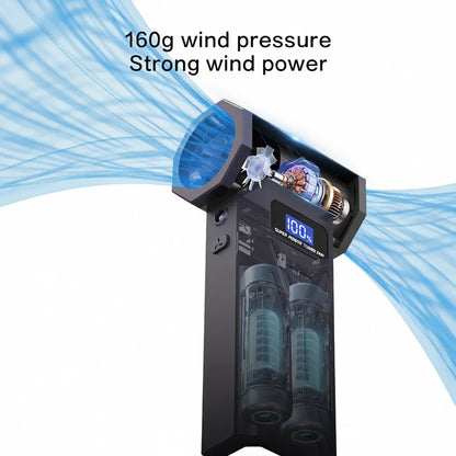 Powerful Air Blower 110000Rpm Turbo Jet Blower Display Cordless Air Duster