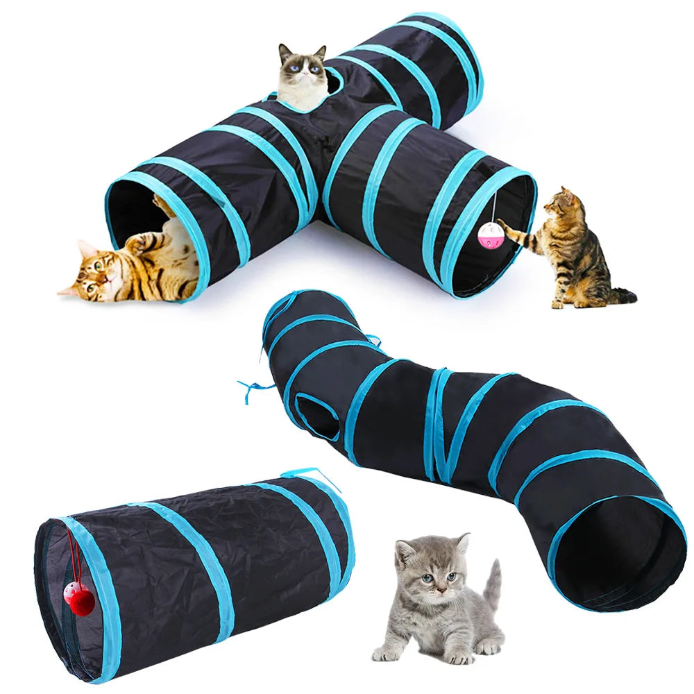 Cat Tunnel Play Tunnel Foldable Toy Indoor Play