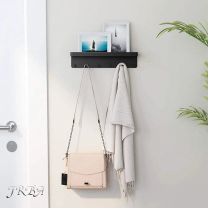 Key Holder Wall Mount Key Holder Wall Mount Adhesive with Mail Organizer Tray with 6 Key Hooks for Wall