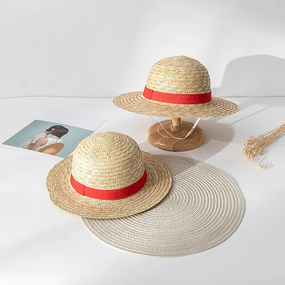 Luffy Straw Hat Anime Luffy Cosplay Hat Costume Party Strawhats Costume Hat