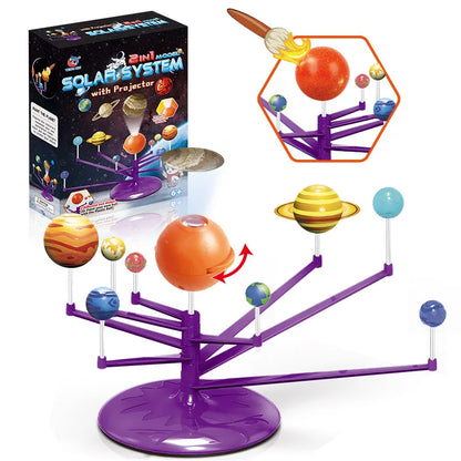 Kids Solar System Model Kit Planet Ages 6+ (Includes Paint & Brush)