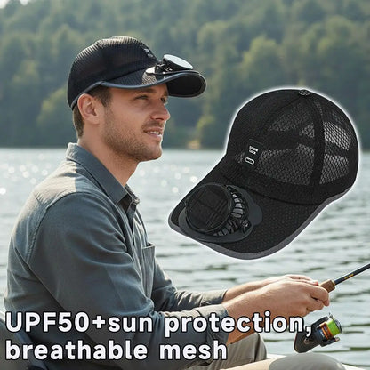 Breathable Sunhat Fan USB Charging Outdoor