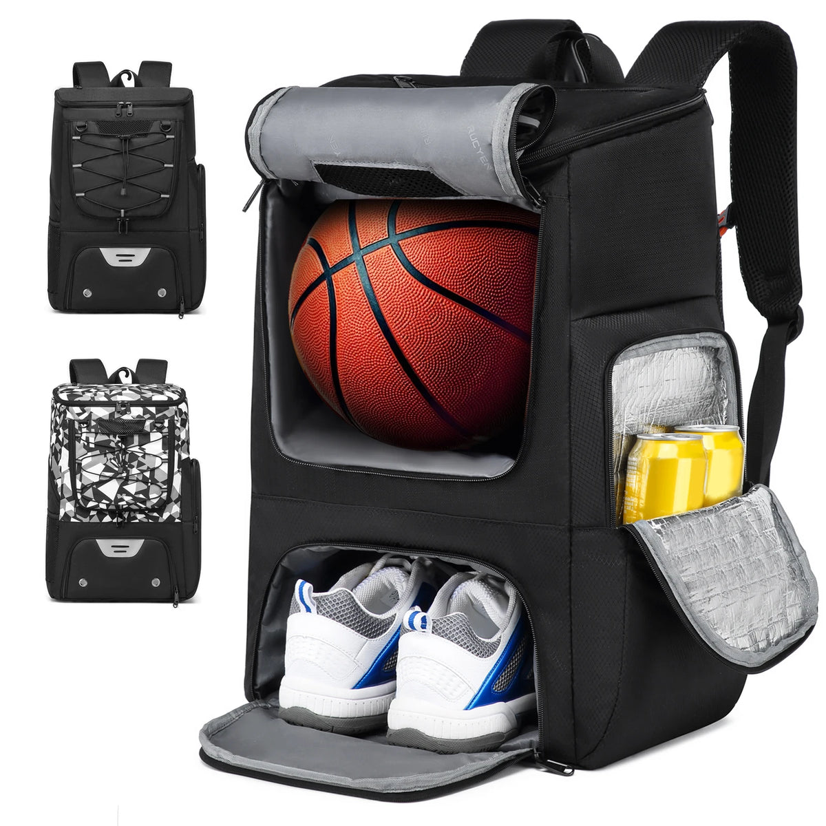Football Backpack Basketball Backpack Outdoor Soccer Storage Bags Sports Shoe Compartment