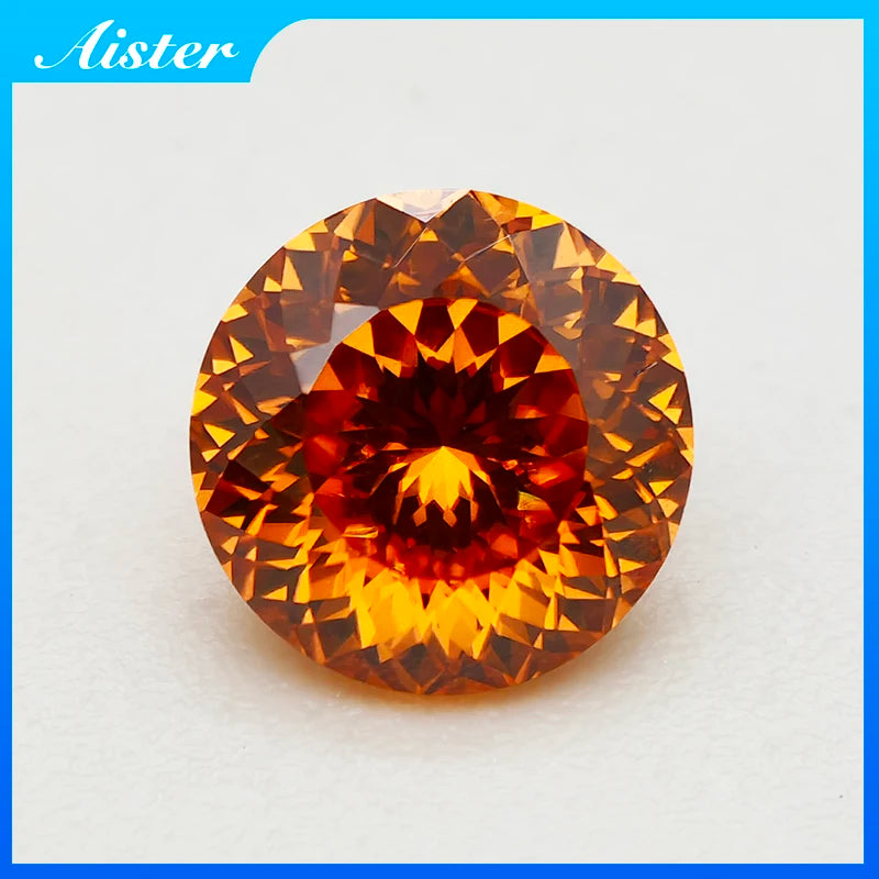 New Colors Round100 Faceted Cut Moissanite Loose Stone Diamond Russian Bird Nest Cut Moissanite Gemstone with GRA Certificate