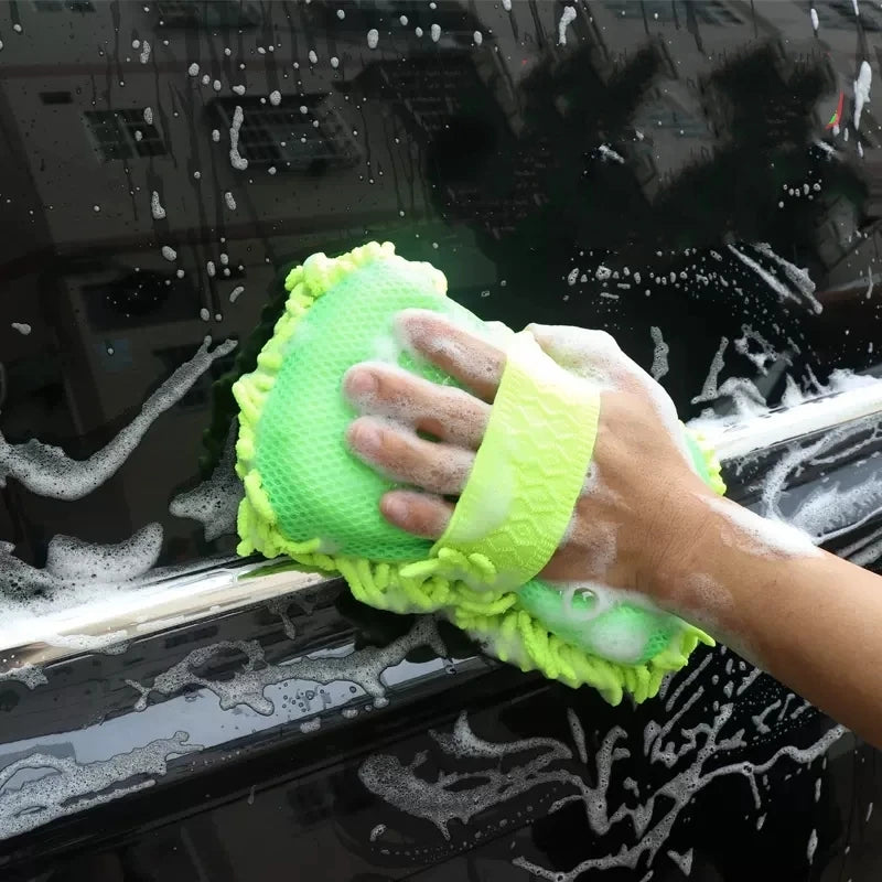 Microfiber Car Washer Sponge Cleaning