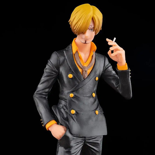 27cm Anime One Piece Vinsmoke Sanji Smoking Insert Grandista PVC Action Figures