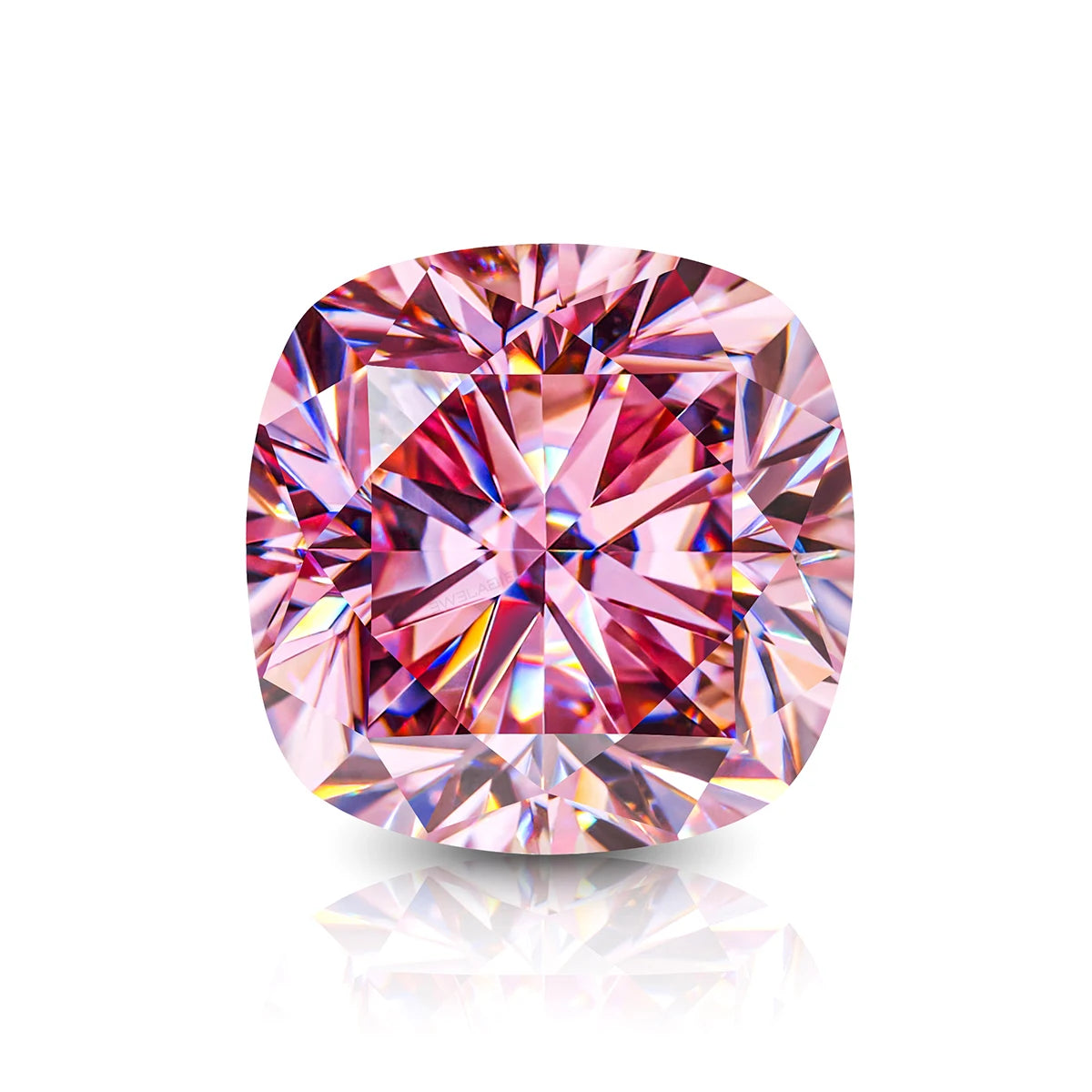 Pink Moissainte Diamond Stone 0.5ct-3ct D Color Gemstone Loose Gemstones Passed Diamond Tester GRA Certificate Ring Material