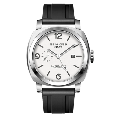 SEAKOSS GMT Diving Automatic Seagull 316L Super Luminous Calendar 10Bar