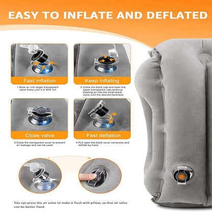 Travel Pillow for Airplane Car Bus Train Office