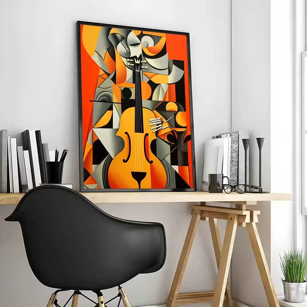 Picasso Painting Calligraphy Canvas Poster: Crease Free Waterproof Durable All Space Wall Decor