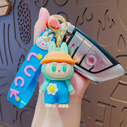 Labu Doll Key Chain Couple Schoolbag Pendant