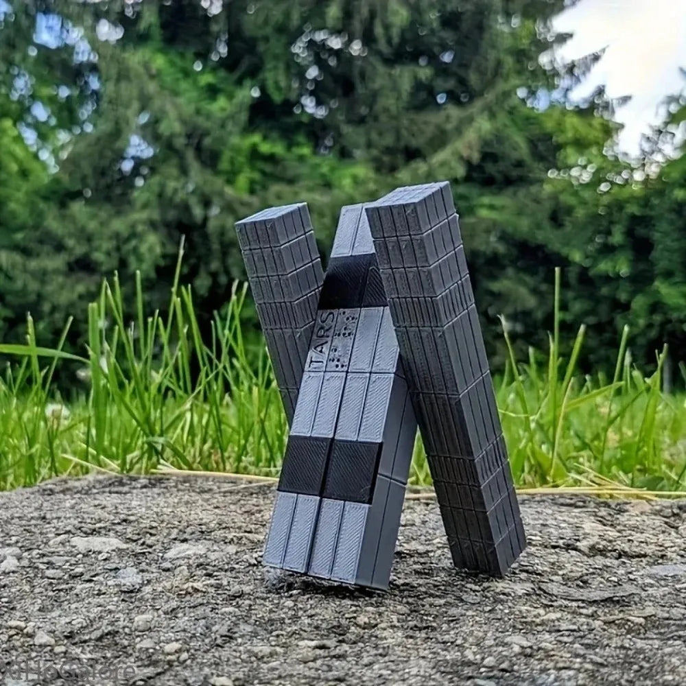 TARS Robot Model Interstellar Desk Decor 3D Printed Figure SciFi Office Display Gift
