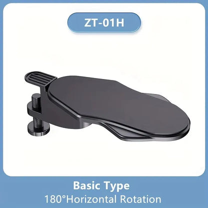 Computer Arm Rest For Desk Adjustable Ergonomic Wrist Rest Support For Keyboard Armrest Extender Rotating Mouse Pad Holder