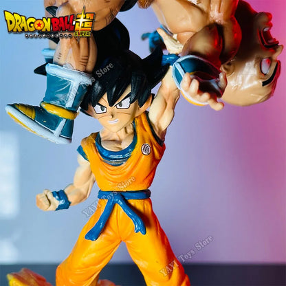 Dragon Ball Z Anime figure  Son Goku Vs Nappa 12cm