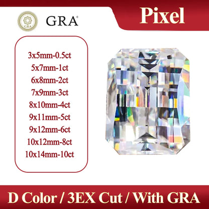 Special Cut Star / Octagon / Hexagon / Four Leaf / Asoka D Certified GRA Moissanite Loose Stones Moissanite Diamond For Jewelry