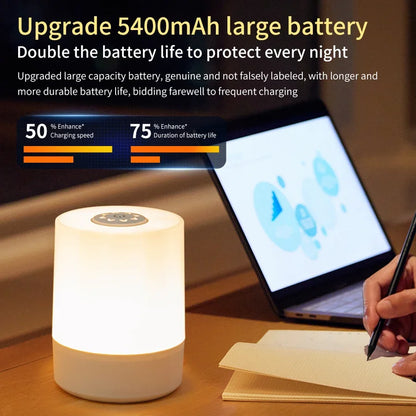 LED Touch Glow Night Light Baby Room Bedroom Lighting Table Lamp Bedside NEW