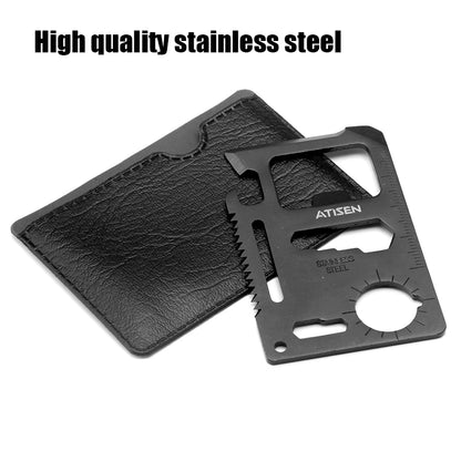 Multifunctional Portable Steel Tool Card Outdoor Survival 46in1