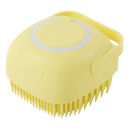 Pet cat and dog silicone bath brush massage care soft bath brush can fill liquid bath ball brush pet accessories dog cat tool