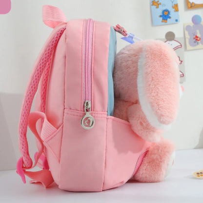 Plush Rabbit Backpack Kids School Bag Cute Cartoon Back To School September