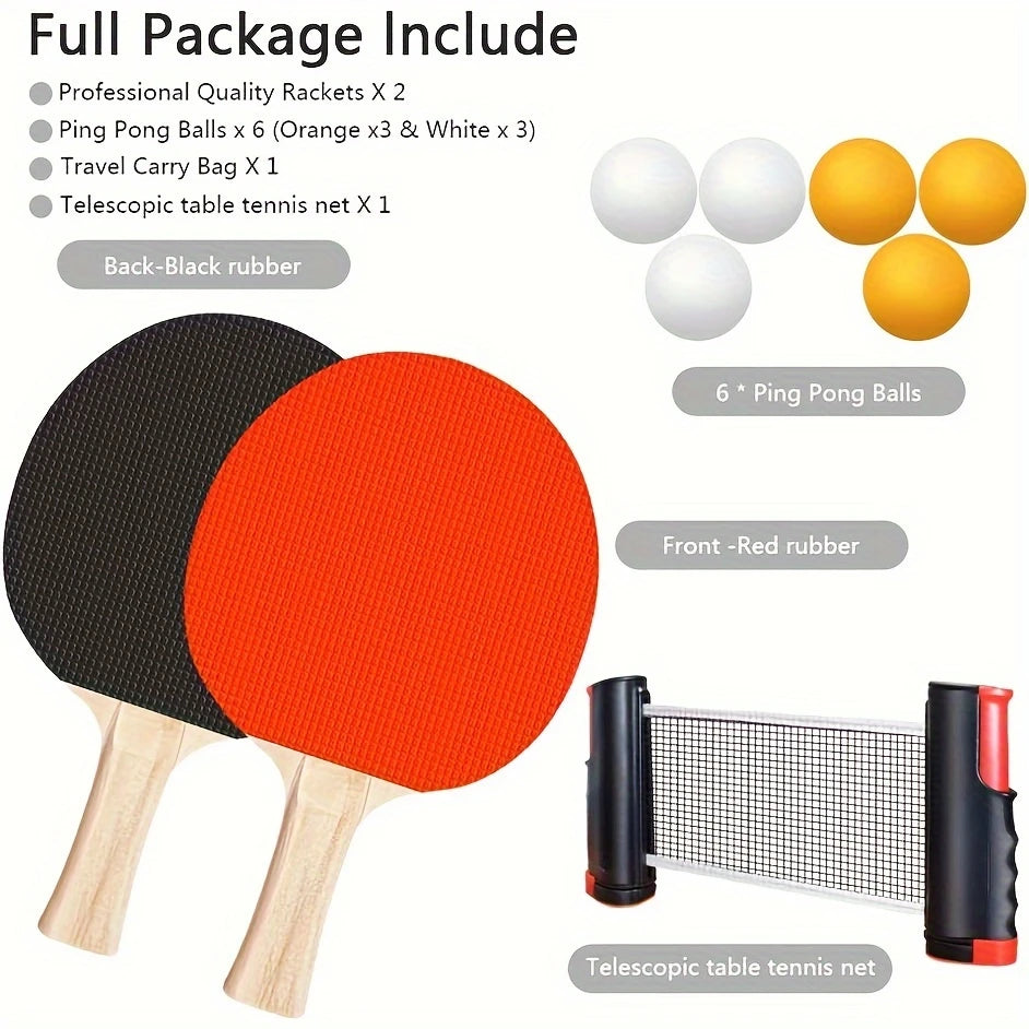 Ping Pong Home Portable Set Table Tennis door/Outdoor Games