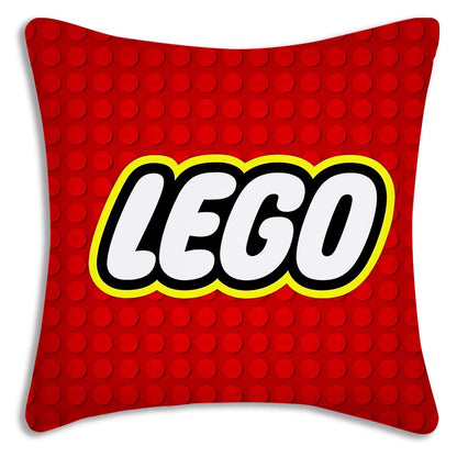 Cool For Legos Game Pillow Covers Cartoon Sofa Decorative Home Double-sided Printing Short Plush Cute Cushion Cover