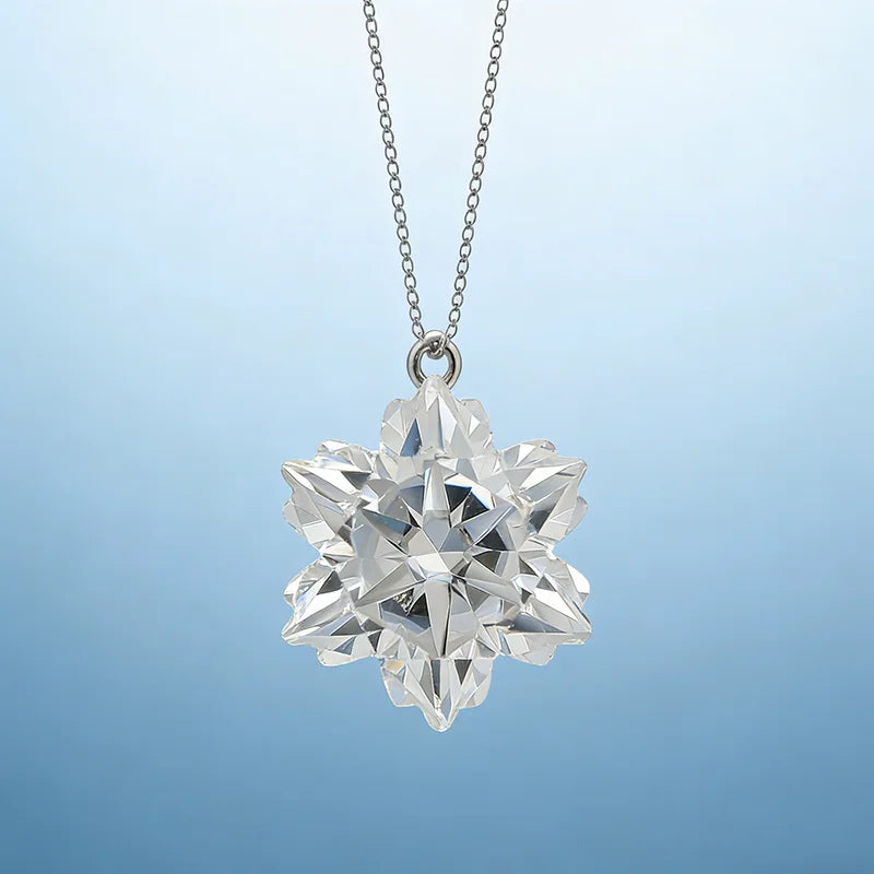 RARE Snowflake Cut Moissanite Loose Stones D Color Moissanite Certificate