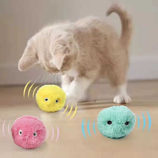 Interactive Smart Cat Toys Plush Electric Catnip