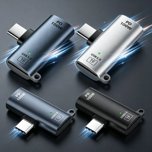 TF Card to Type-C Reader Support Charging Fast Charging for iPhone