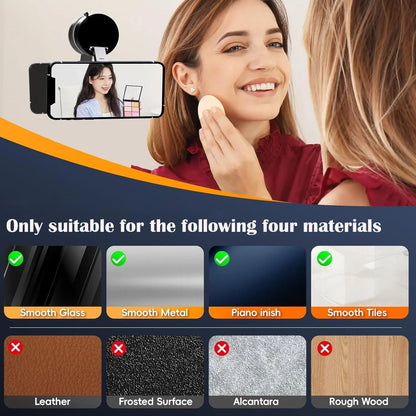 Phone Mount Nano Gel 360° Vacuum Magnetic Car Phone Holders