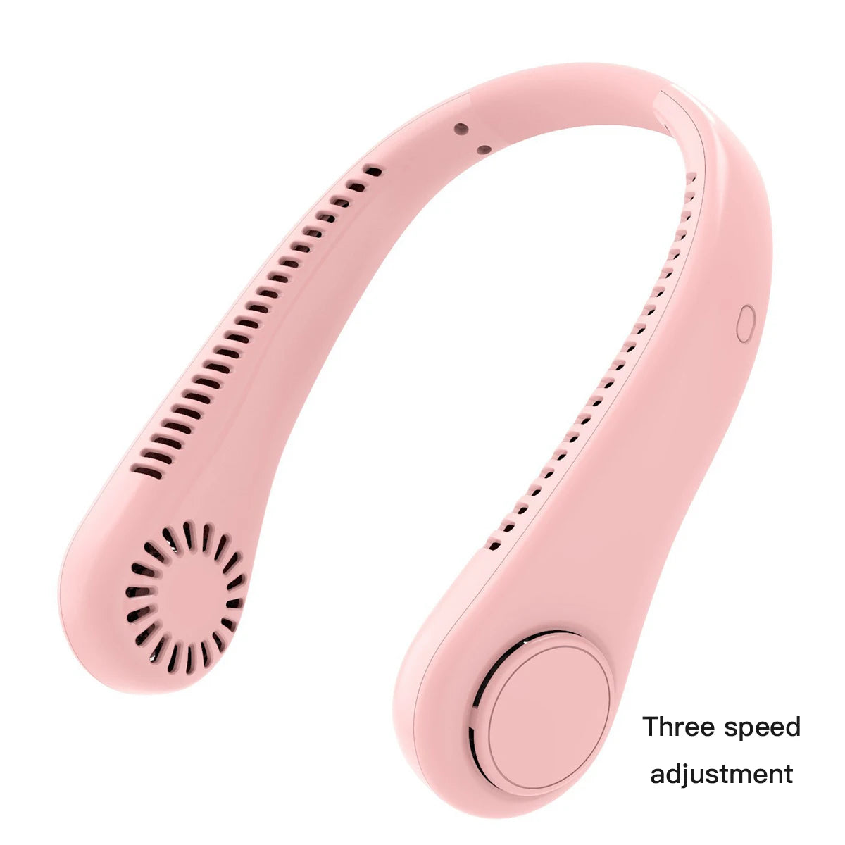 Portable Neck Fan Power Air Cooler USB Rechargeable Electric Fan