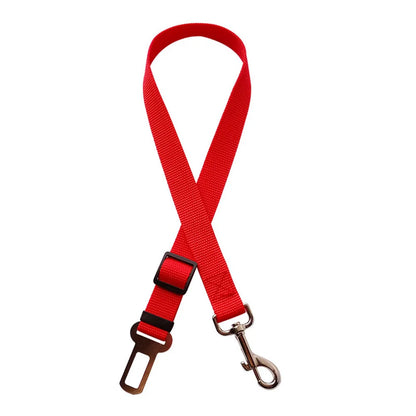Pet Dog Seat Belt Adjustable Travel Car Safety Harnesses Lead Restraint Reflective Strap