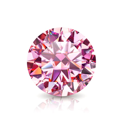 Pink Moissainte Diamond Stone 0.5ct-3ct D Color Gemstone Loose Gemstones Passed Diamond Tester GRA Certificate Ring Material