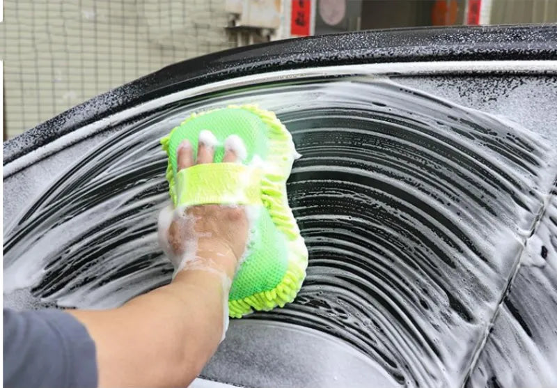 Microfiber Car Washer Sponge Cleaning