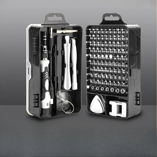 115 Pcs Repair Tool Kit Professional Screwdriver Tools Computer Mobile Phone Kit