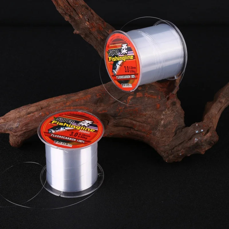 500M Wicker Fly Fishing Line 3.8kg-21KG Braided Nylon Wire Fluorocarbon Coating Carbon Fiber