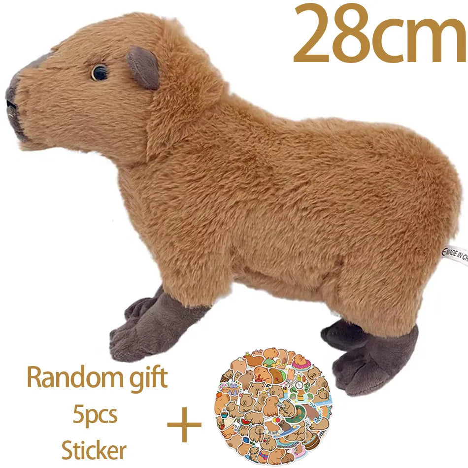 Capybara Plush Fluffty Toy Stuffed  Animals  Soft Doll Gift NEW 🎄