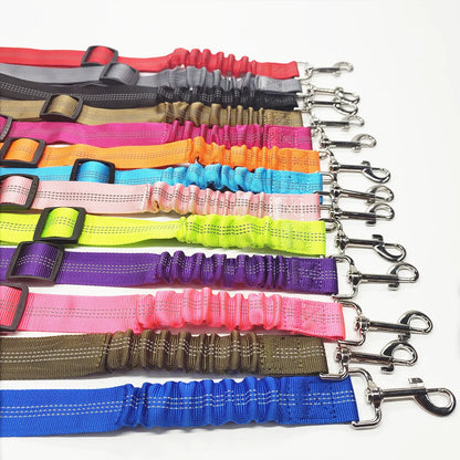 Pet Dog Seat Belt Adjustable Travel Car Safety Harnesses Lead Restraint Reflective Strap