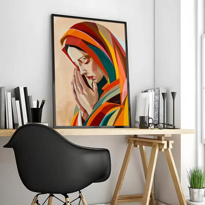 Picasso Painting Calligraphy Canvas Poster: Crease Free Waterproof Durable All Space Wall Decor