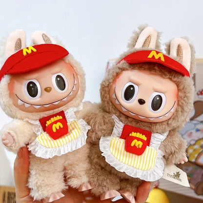 Labubu 17cm Clothes Outfit Accessories For Labubu Dolls Clothing Apron