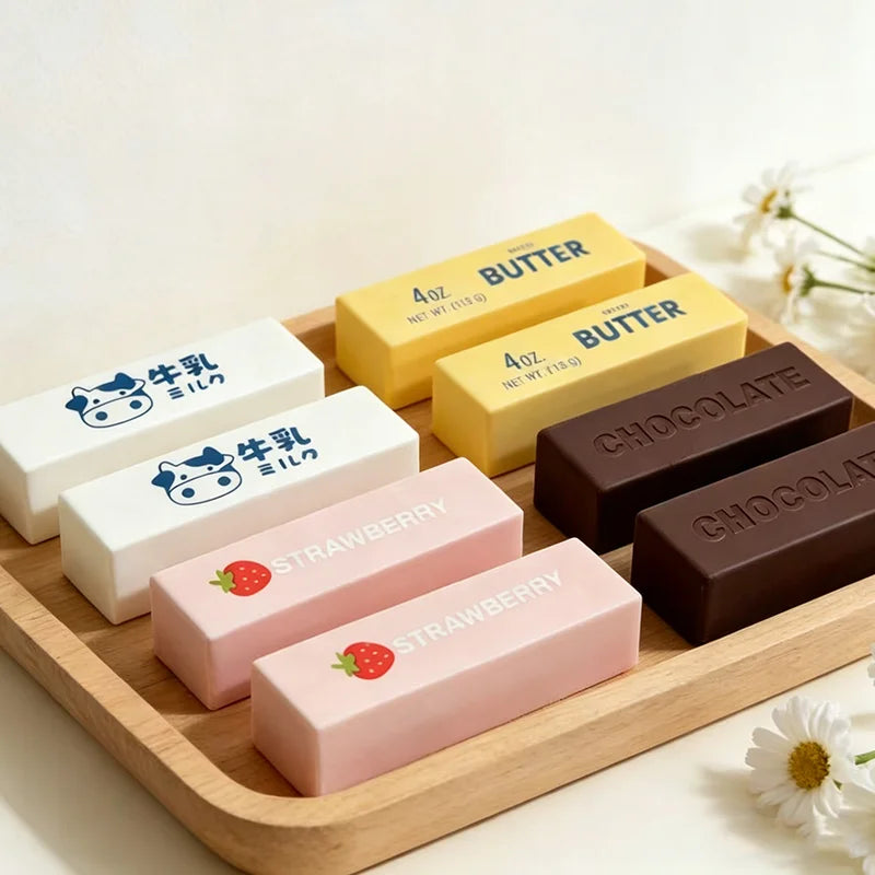 Butter Squishy Super Soft Food Squishy Toys Stress Relief Moist Squeeze Fidget Toy Butter Stick Chocolate Squish Toy Autism Gift
